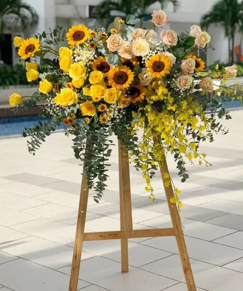 kệ hoa 1 tầng