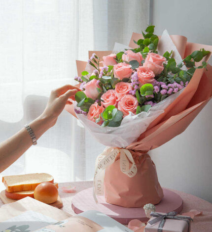 Bó hoa tặng bạn trai