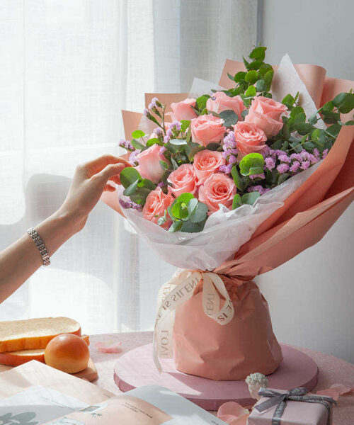 Bó hoa tặng bạn trai