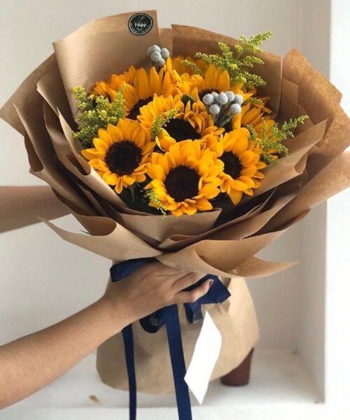 bó hoa hướng dương tốt nghiệp