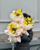 mẫu bó hoa tulip vàng