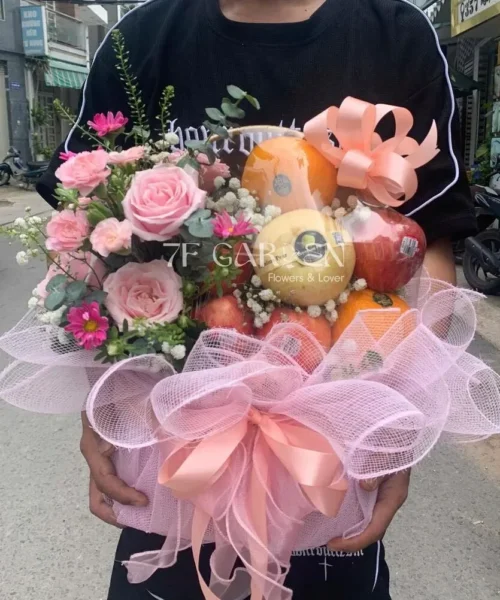 giỏ hoa mừng thọ trái cây